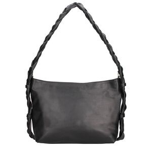 Chiara Ferretti Leather Shoulder Bag, Black